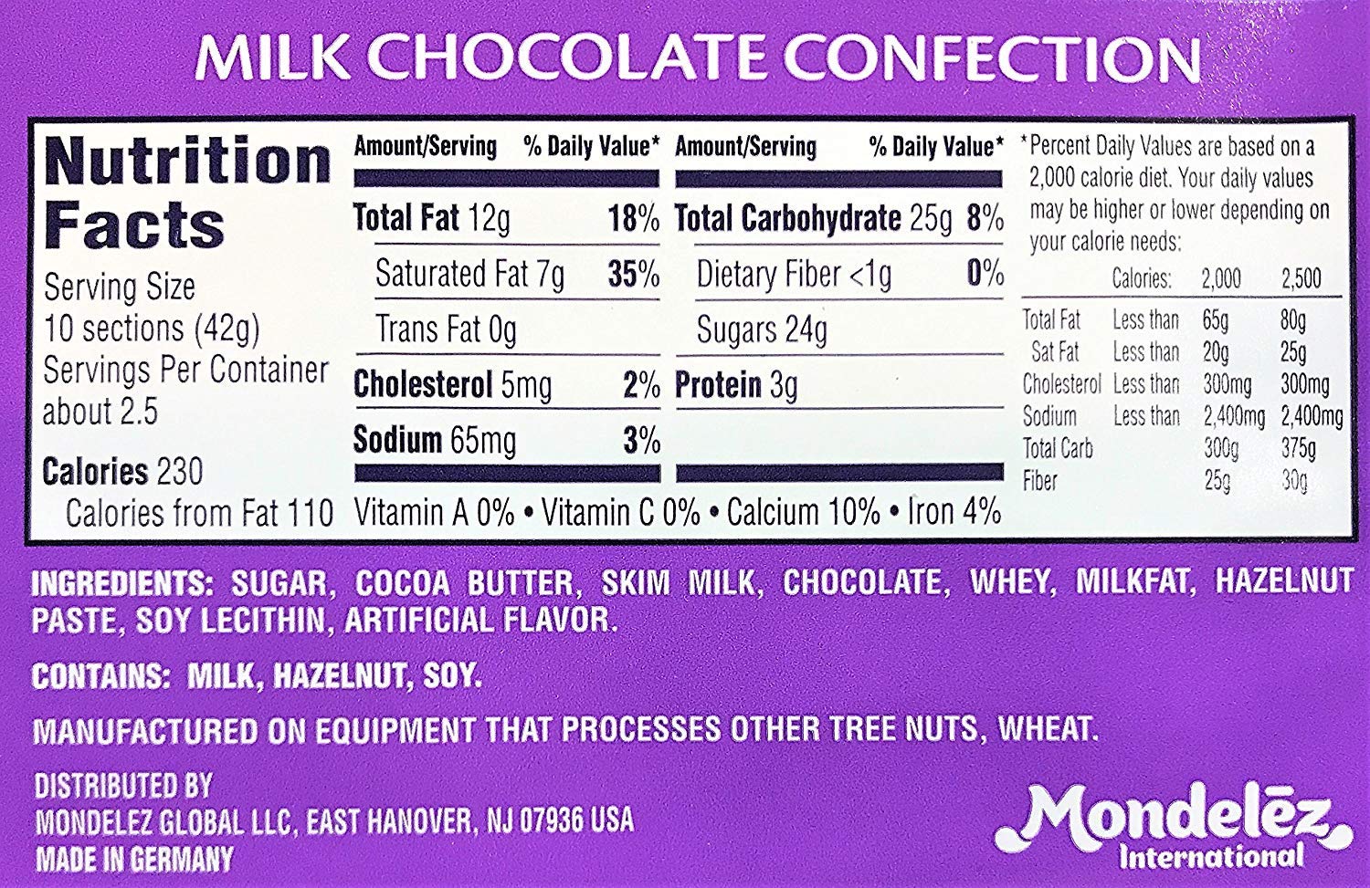 Milka Alpenmilch Alpine Milk Chocolate Bars - 100g Each, Pack of 2 - Creamy Swiss Chocolate for Gifting, Snacking & Dessert Toppings