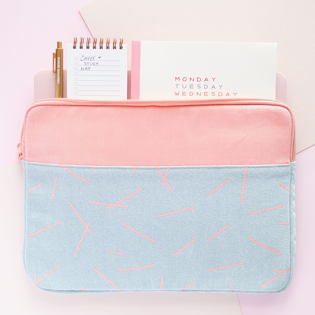 Durable Canvas Laptop Sleeve Case for MacBook Air/Pro 13-15 Inch - Lightweight Protective Cover for Travel, Work & School | Water-Resistant & Stylish Design