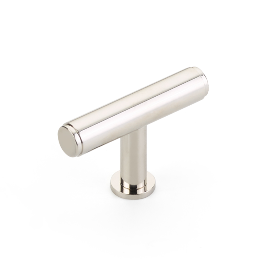Polished Nickel Maison No. 2 Smooth Drawer Pulls and Cabinet Knobs with Optional Backplate - Modern Kitchen & Bathroom Hardware for Cabinets, Dressers, and Furniture (Set of 10)