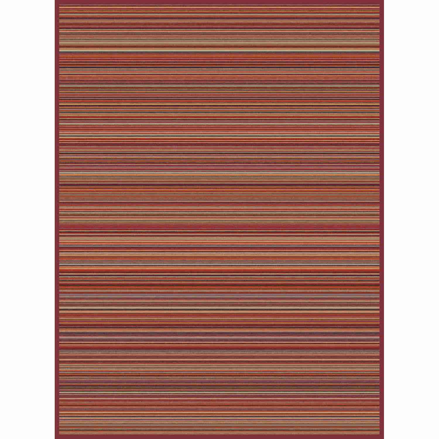 Ibena Malang Luxury Blanket - Soft Burgundy Stripe Design for Bed, Sofa & Travel - Cozy Throw Blanket for Home Decor, Gift & Cold Weather