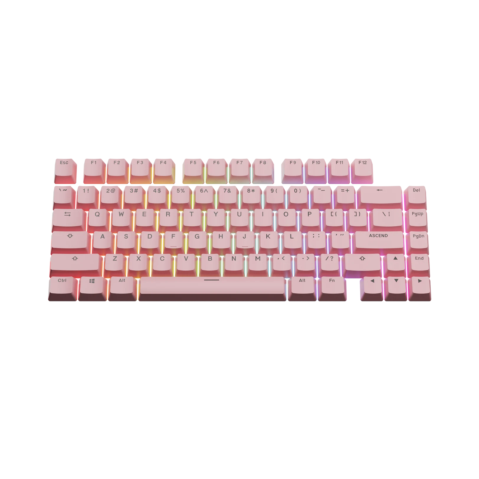 Custom Keycaps for Mechanical Keyboards - Potion Pink Cherry MX Switches - Perfect for Gaming, Typing & Office Work