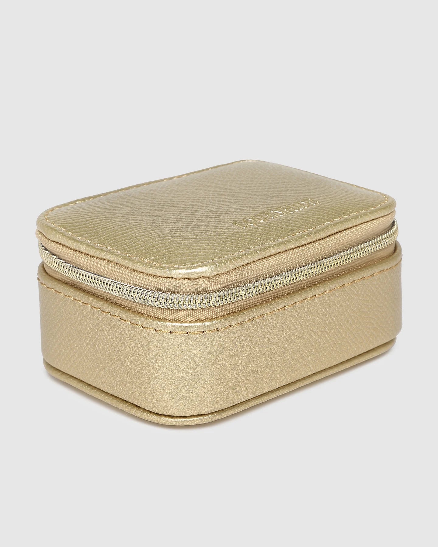 Luxury Suzie Jewelry Box with Champagne Finish by Louenhide - Perfect for Women's Jewelry Storage & Gift Giving