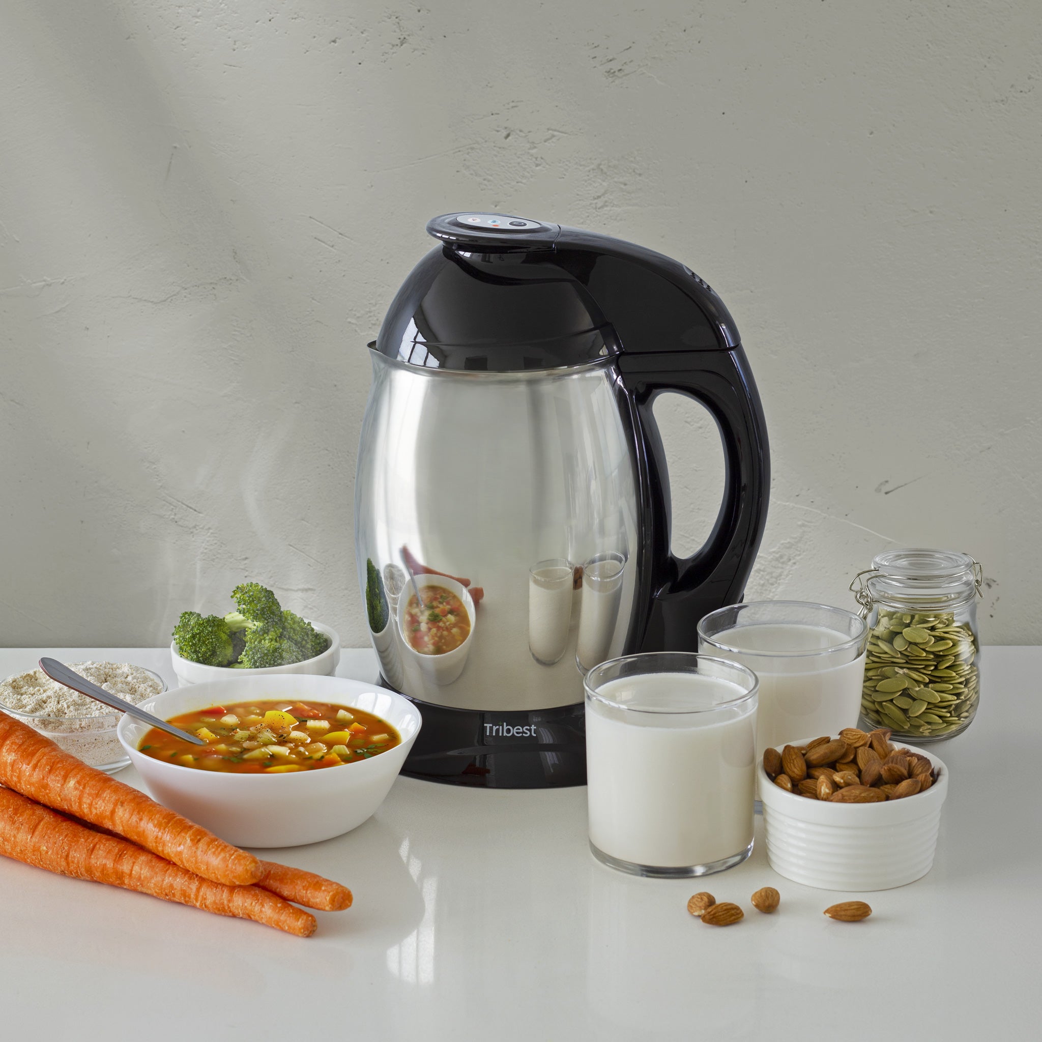 Soyabella® Plant Based Milk Maker with Tofu Kit - Make Fresh Soy, Almond & Nut Milks at Home - Perfect for Vegan, Dairy-Free & Healthy Lifestyles
