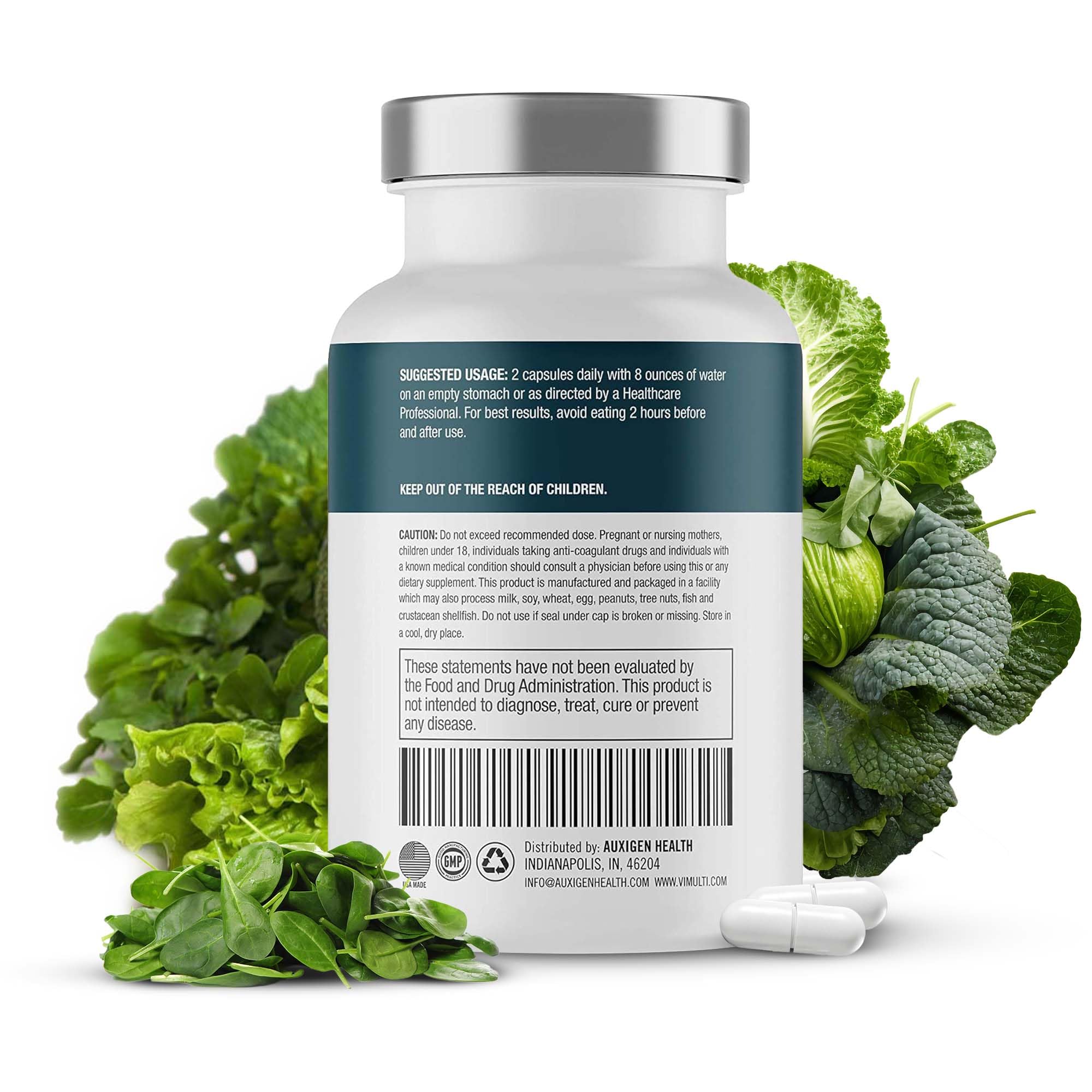 Anti-Aging Natural Amino Acid Supplement for Longevity - Boosts Immune System, Energy, Mental Focus & Skin Health - 60 Capsules (2 Pack) - Supports Restorative Sleep & Overall Wellness for Active Adults