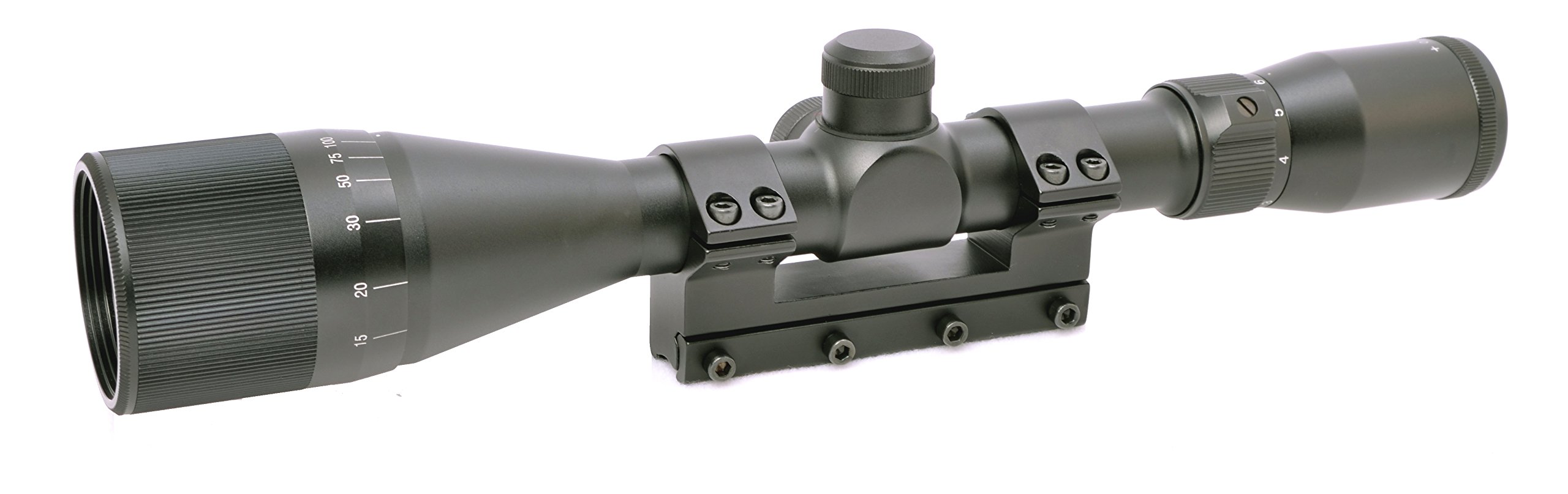 4-12X40AO Air Rifle Scope for High Power Magnum Spring Air Guns (.177 & .22 Caliber) - 40mm Parallax Adjustable Objective with Solid One-Piece Mount & Built-in Stop Pin - Perfect for Hunting, Target Shooting & Long-Range Airgun Accuracy