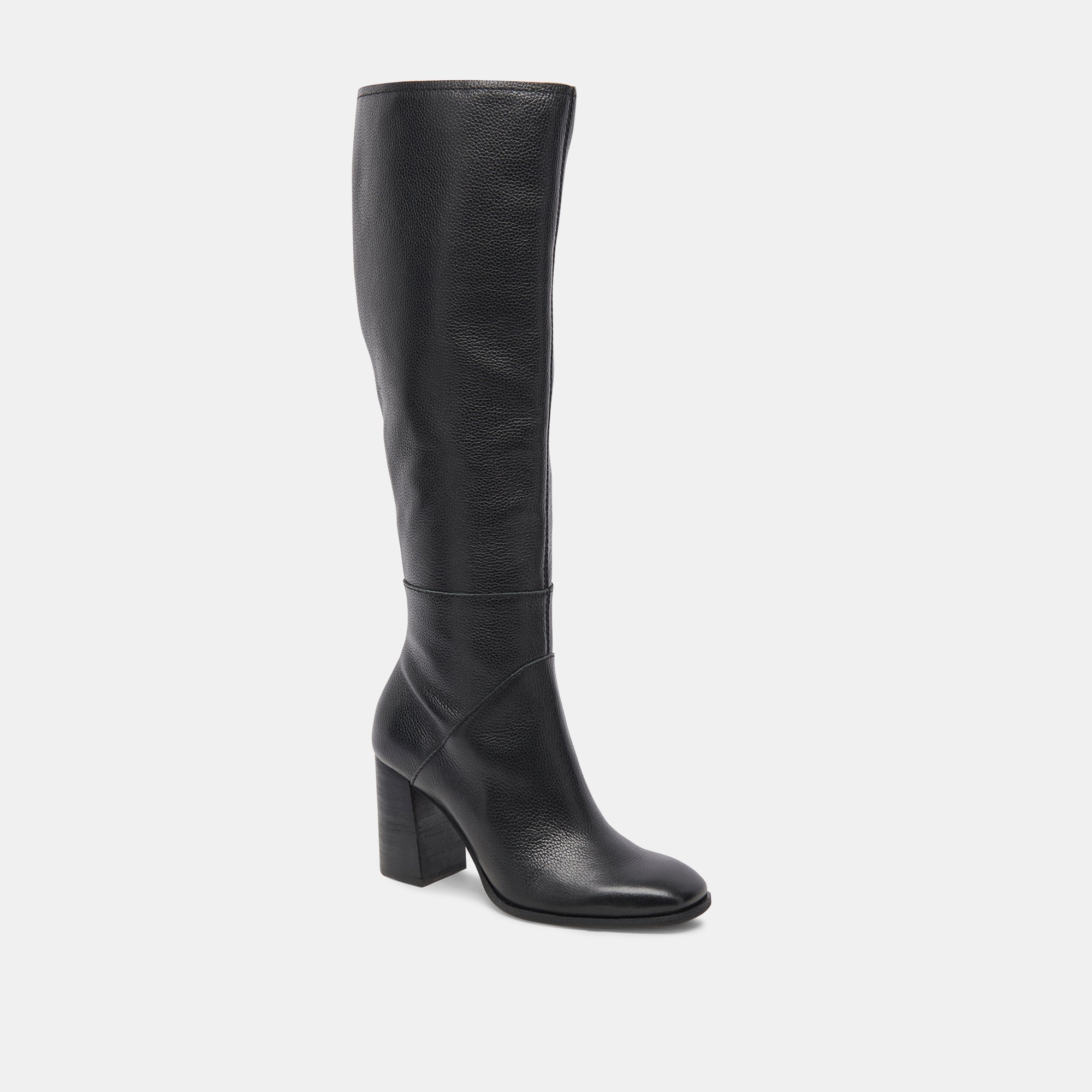 Fynn Wide Calf Boots for Women - Onyx Black Leather Ankle Boots for Comfort & Style | Perfect for Work, Office, and Casual Outfits