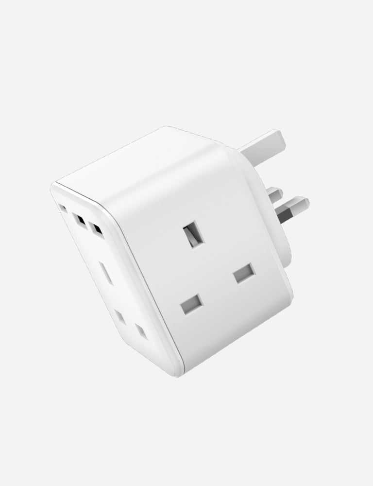 GoPort Cube - Portable Wireless Charger with Fast Charging for iPhone, Samsung, AirPods - Perfect for Travel, Office, and Home Use