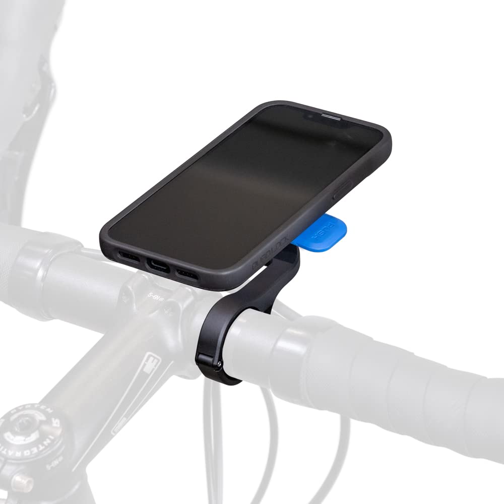 Quad Lock Out Front PRO Bike Mount Kit for iPhone 13 Pro Max - Secure Cycling Phone Holder for Road & Mountain Bikes - Perfect for GPS Navigation & Fitness Tracking