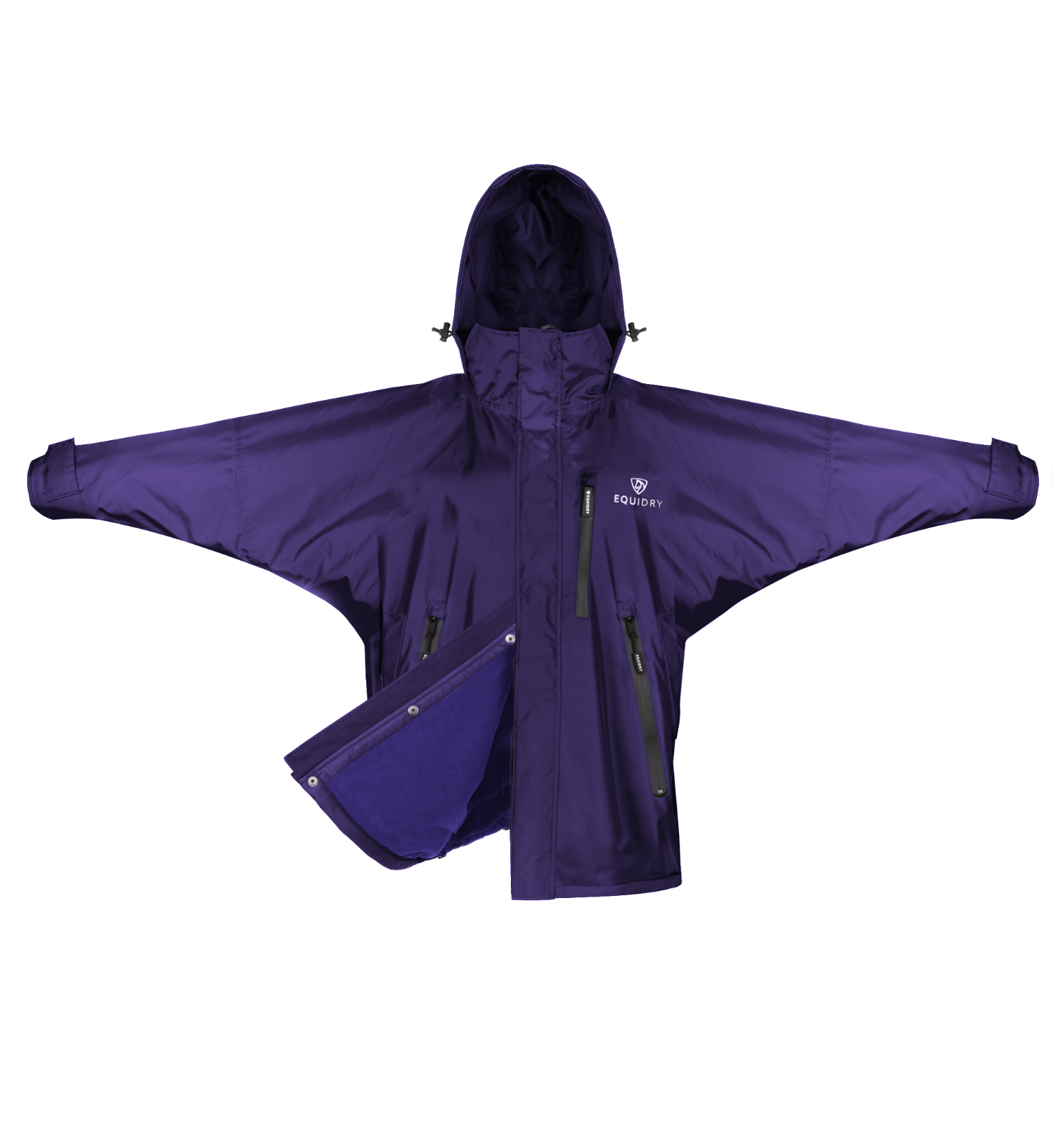 Women's Thin Fleece Shortie Pajamas - Soft & Cozy Purple Sleepwear for Lounge & Relaxation at Home