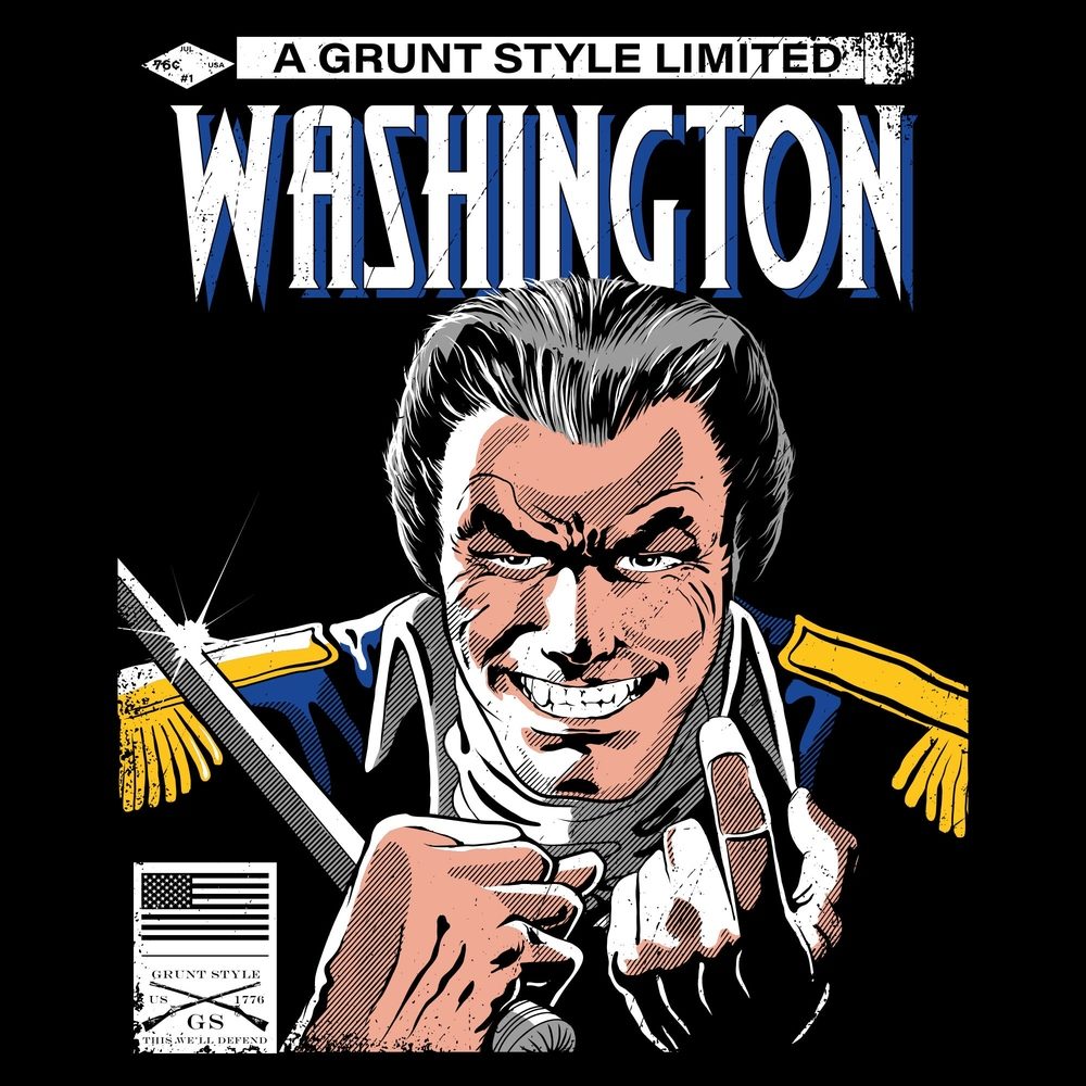 Washington Edition T-Shirt for Men & Women - Premium Black Cotton Tee - Casual Wear & Gift Idea for Travel Lovers