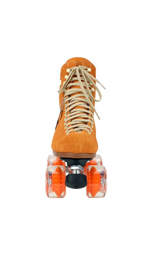 Moxi Lolly Roller Skates - Premium Quad Skates for Women & Girls, Clementine Orange Color - Perfect for Outdoor Skating, Rink, Park & Fitness Rollerblading