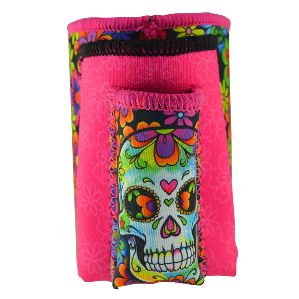 Novelty, Inc. Premium Neoprene Insulated Can Cooler with Cigarette & Lighter Pouch - Perfect for Outdoor Parties, BBQs, Camping & Beach Trips