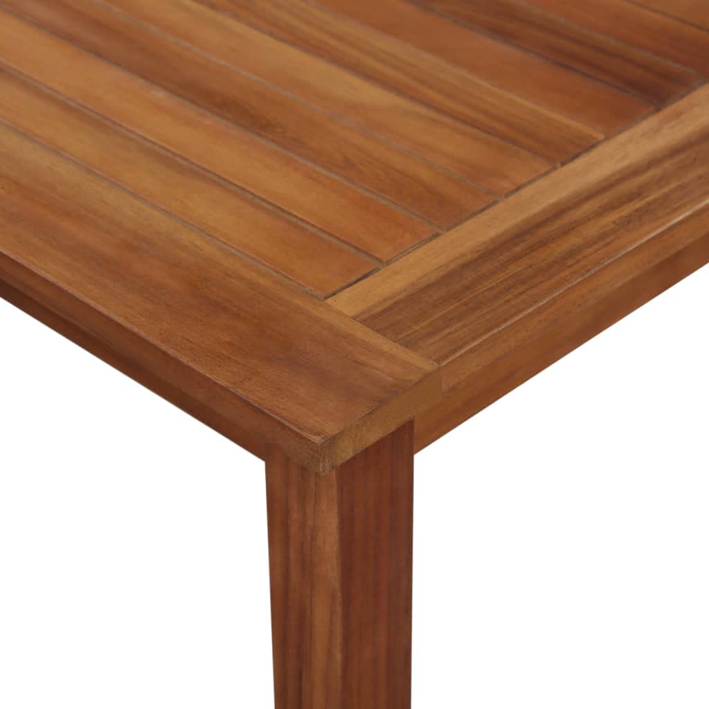 Premium Acacia Wood Outdoor Dining Table - Patio, Garden, Deck, Porch, Lawn, Backyard, Balcony Furniture for Al Fresco Dining & Entertaining