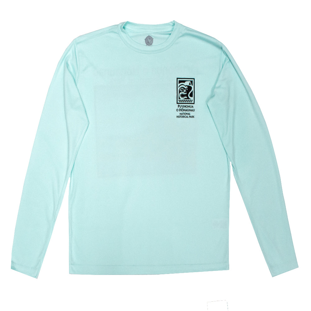 Puʻuhonua o Hōnaunau National Historical Park Long Sleeve Sun Shirt - UPF 50+ UV Protection, Lightweight & Breathable for Hiking, Travel & Outdoor Adventures