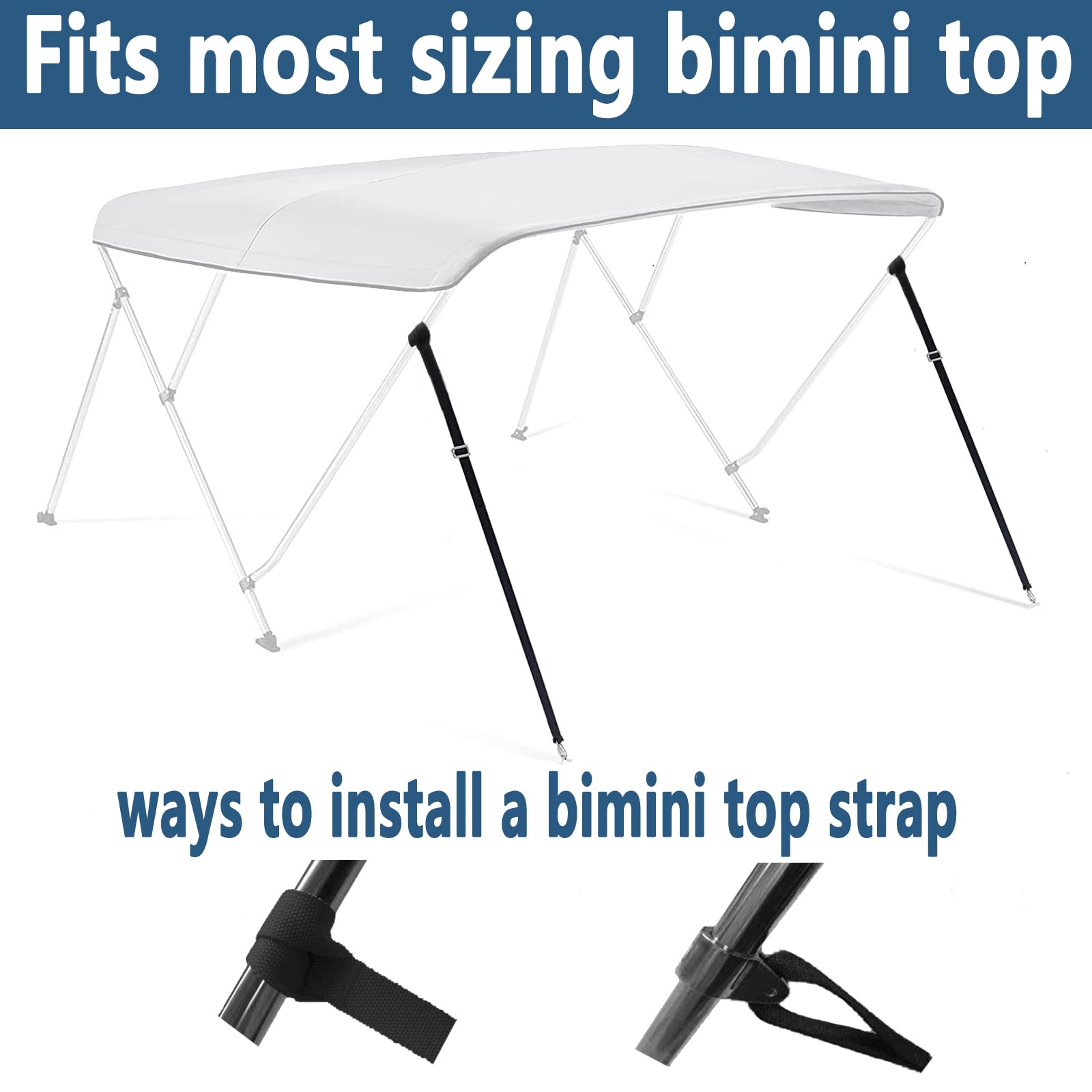 Heavy Duty Boat Bimini Top Straps 38