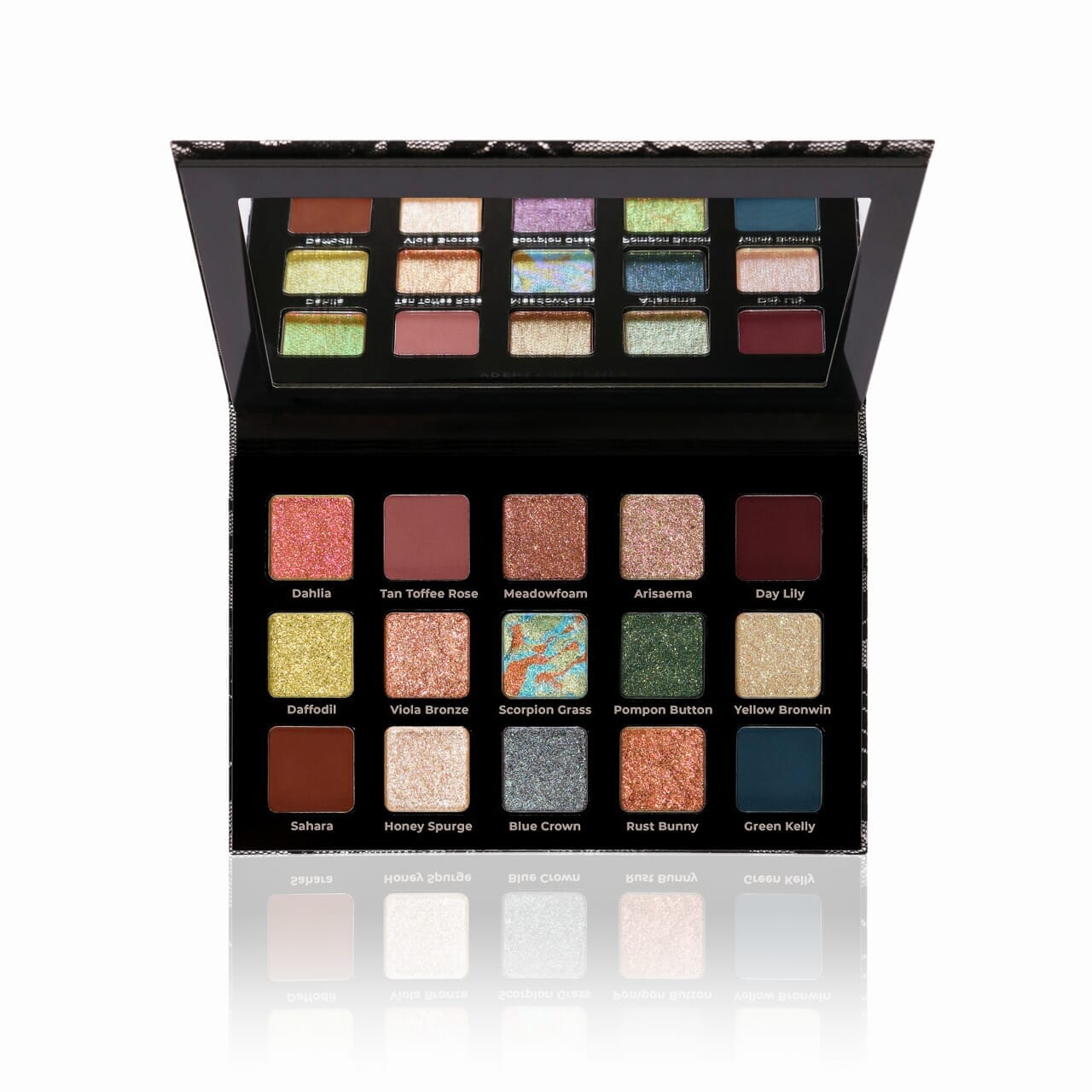 Flying Fiddles Eyeshadow Palette - 12 Highly Pigmented Matte & Shimmer Eyeshadows for Professional Makeup | Perfect for Day to Night Looks, Parties & Special Occasions