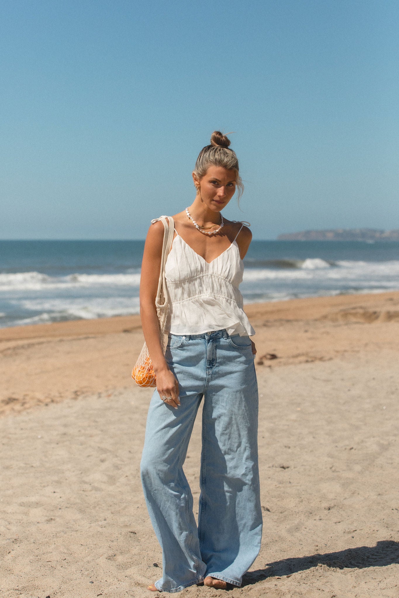 Venice Tiered Tank Top for Women - Flowy Layered Summer Blouse - Perfect for Beach, Vacation & Casual Outfits