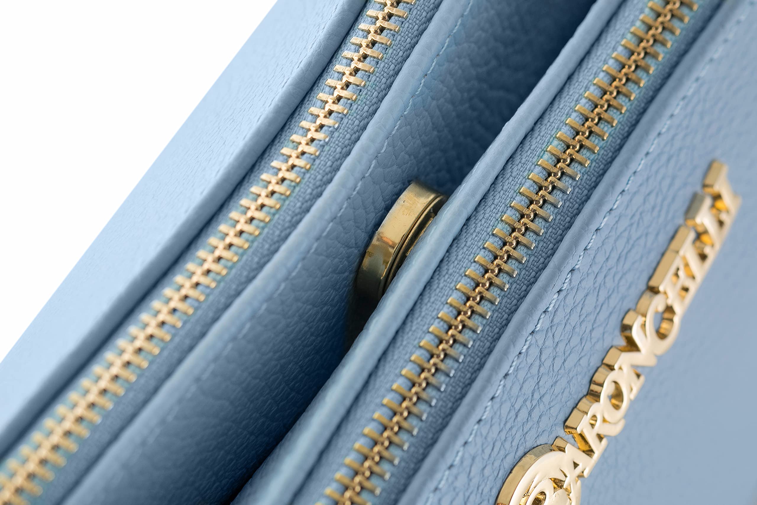 Baroncelli Genuine Italian Soft Leather Crossbody Bag with Long Stripe - Made in Italy | Perfect for Travel, Shopping & Everyday Use