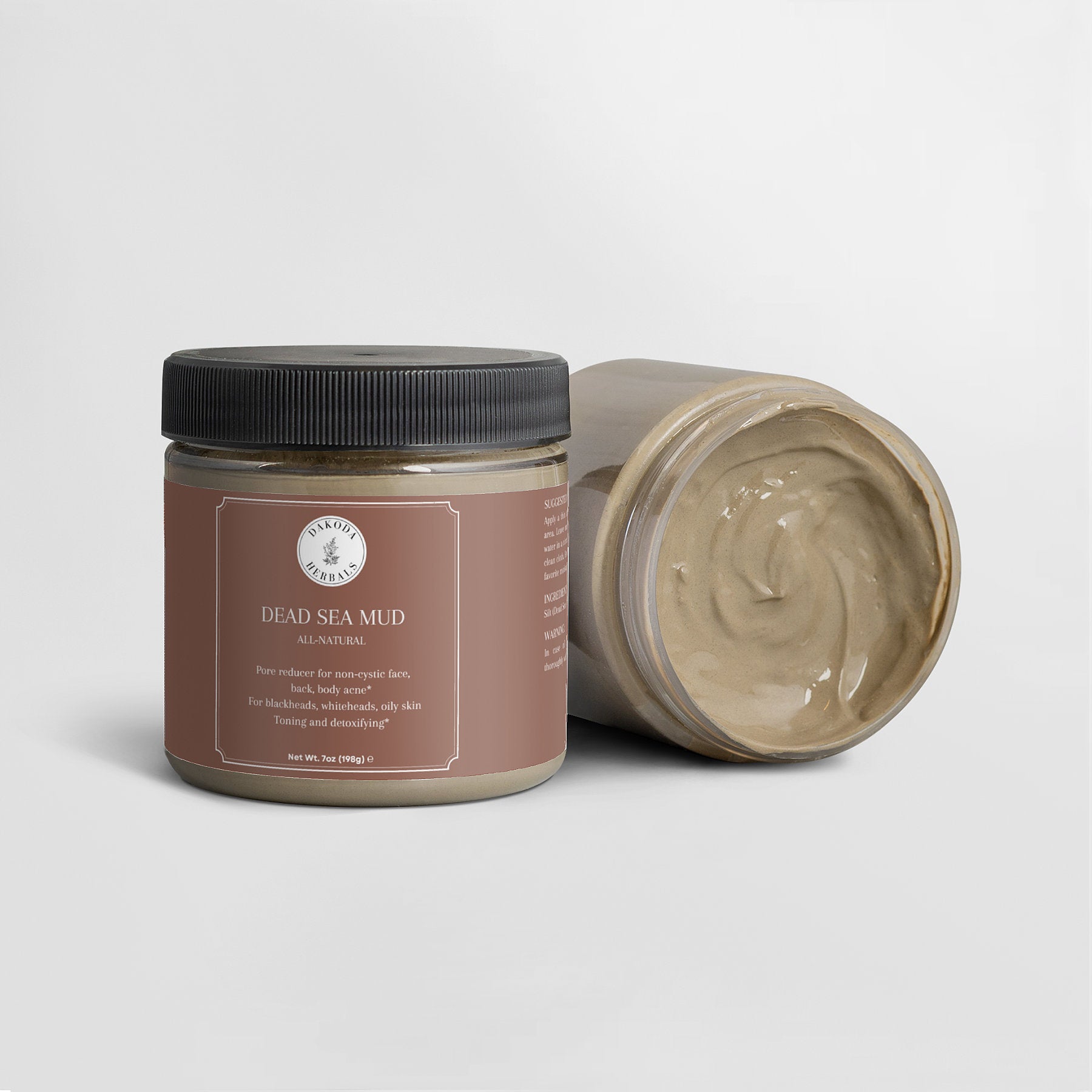 Natural Dead Sea Mud Mask for Face & Body - Deep Cleansing, Detoxifying & Pore Minimizing - Perfect for Spa, Acne Treatment & Skin Rejuvenation at Home