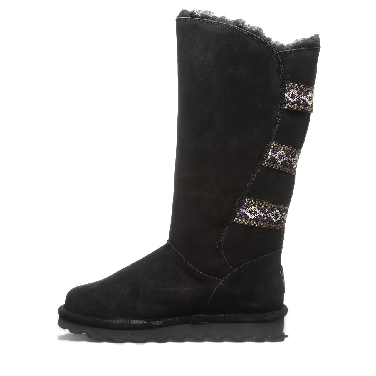 BEARPAW Women's Violet Suede Winter Boots - Comfortable & Warm Snow Boots for Women - Cozy Casual & Outdoor Winter Shoes for Walking, Hiking, and Cold Weather