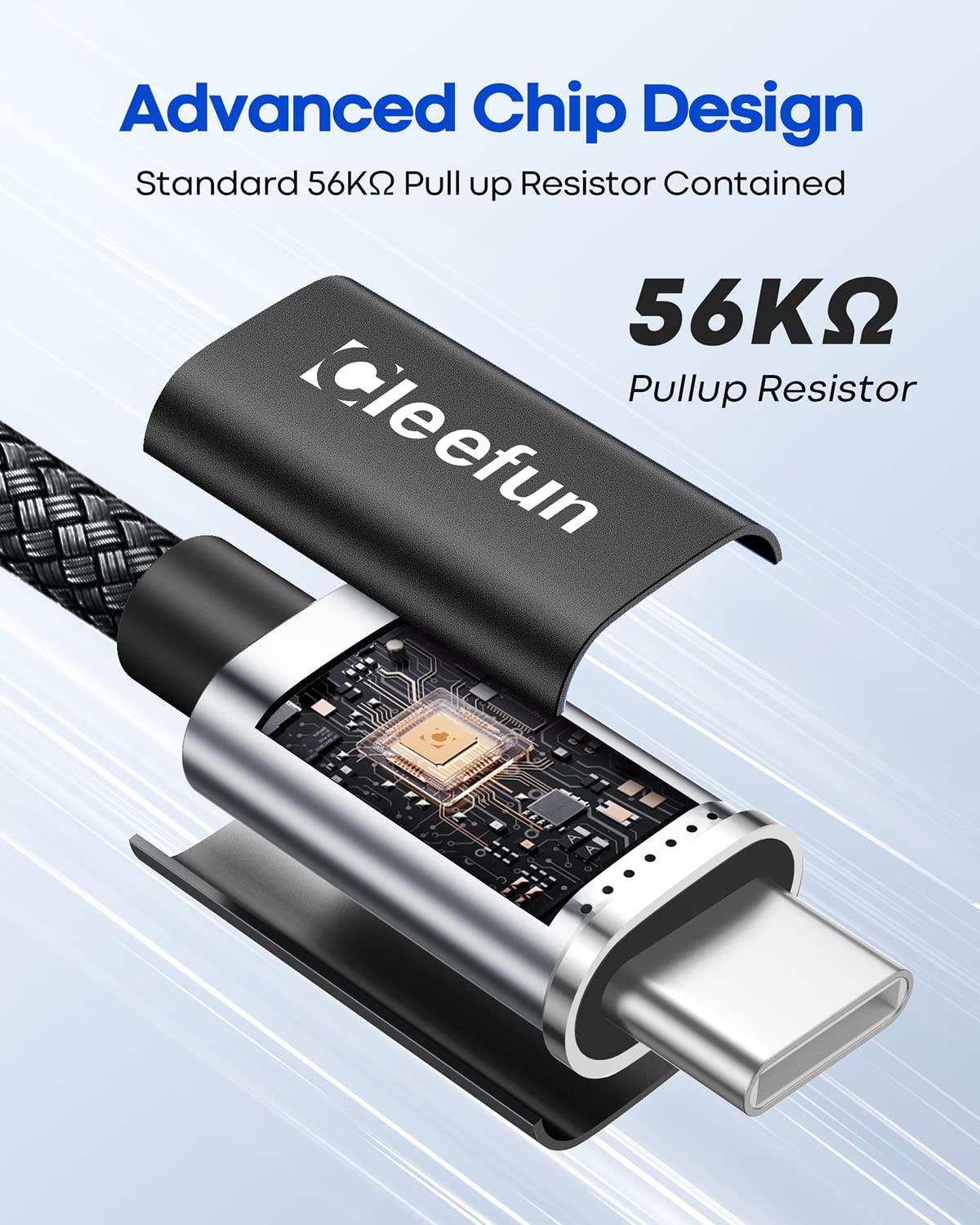 CLEEFUN 6ft USB C to USB A Fast Charging Cable 5-Pack - Durable Braided Charger Cord for iPhone 16/15 Pro Max, Samsung Galaxy S24/S23/S22/S21/S20 FE Ultra, Google Pixel - Perfect for Home, Office & Travel Charging