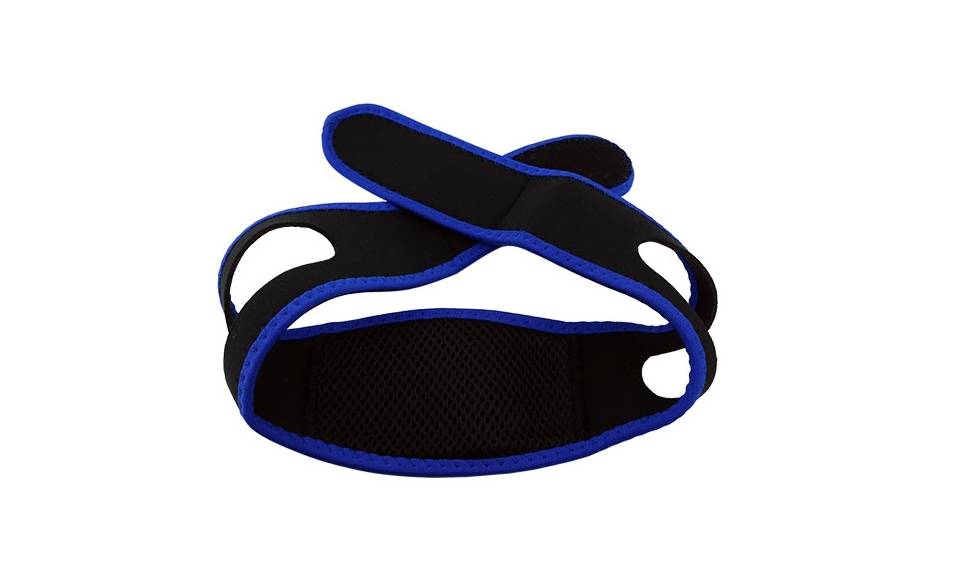 Snore X Double Padded Chin Support - Anti-Snoring Chin Strap for Comfortable Sleep & Jaw Support - Perfect for Side Sleepers & CPAP Users