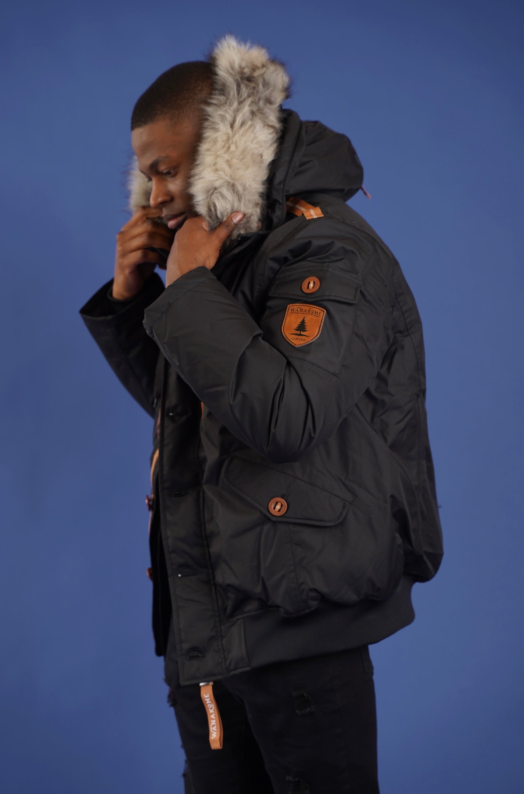 Premium Hector Black Jacket for Men - Stylish & Durable Outerwear for Winter, Motorcycle Riding & Outdoor Adventures