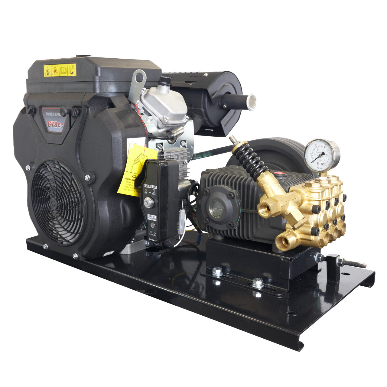 Canpump 2200 PSI 14.9 GPM Belt Drive Pressure Washer with 22HP Loncin Engine & Electric Start - Ideal for Car Washing, Driveway Cleaning, and Outdoor Surface Maintenance