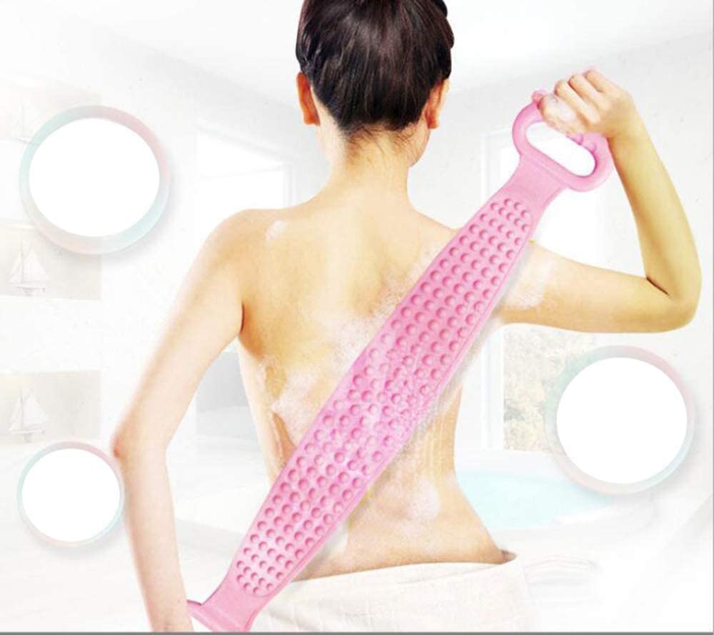 Deal2Door Silicone Body Scrubber for Women - Exfoliating Bath Brush with Soft Bristles (Multicolor) - Perfect for Shower, Spa & Sensitive Skin Care