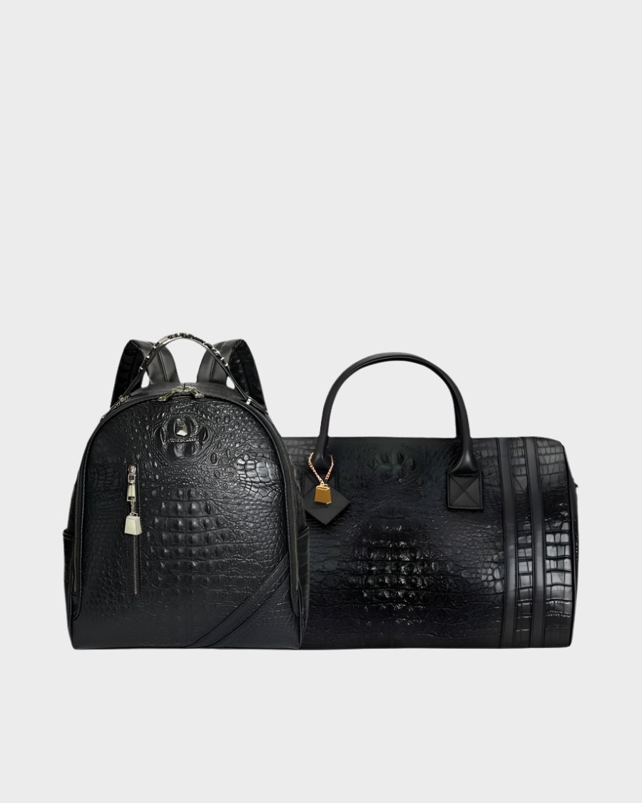 Apollo 2 BFF Travel Set - Premium Black Luggage & Carry-On Bag for Women | Perfect for Weekend Getaways, Business Trips & Airplane Travel