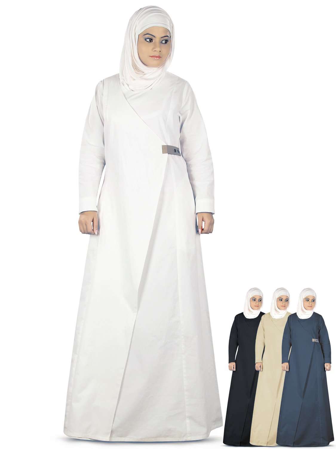Zuhera Elegant Muslim Prayer Abaya Dress - Modest Islamic Clothing for Women - Perfect for Salah, Mosque, and Special Occasions