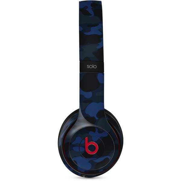 Beats Solo 3 Wireless Skin Cover - Blue Street Camo Vinyl Decal Sticker | Protective Wrap for Headphones | Compatible with Skinit Audio Skins | Perfect for Travel, Gym & Daily Use