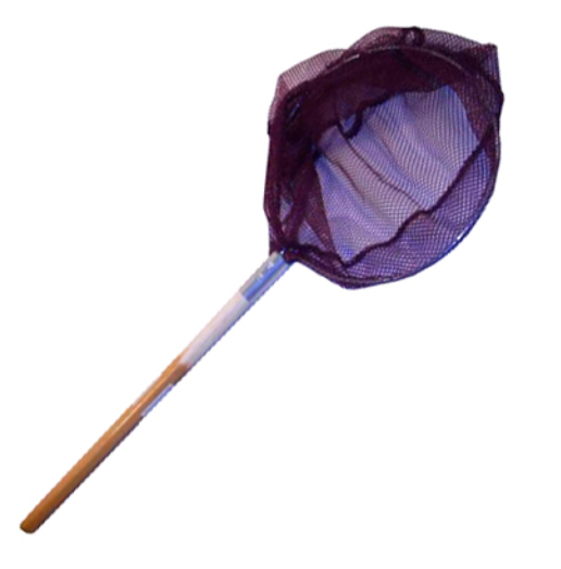 Danielson R6 Fishing Net Scoop 6x5.25 Inches with 14-Inch Wooden Handle - Perfect for Fly Fishing, Catch and Release, and Freshwater Fishing