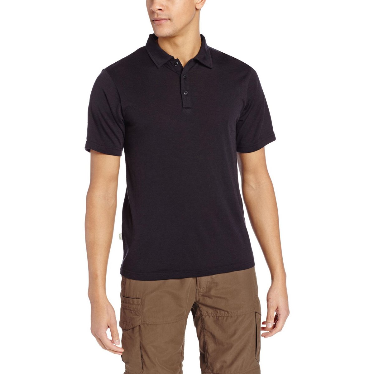 Premium Men's Merino Wool Polo Shirt - Breathable & Odor-Resistant Golf & Work Shirt - Ideal for Business Casual, Office & Outdoor Activities