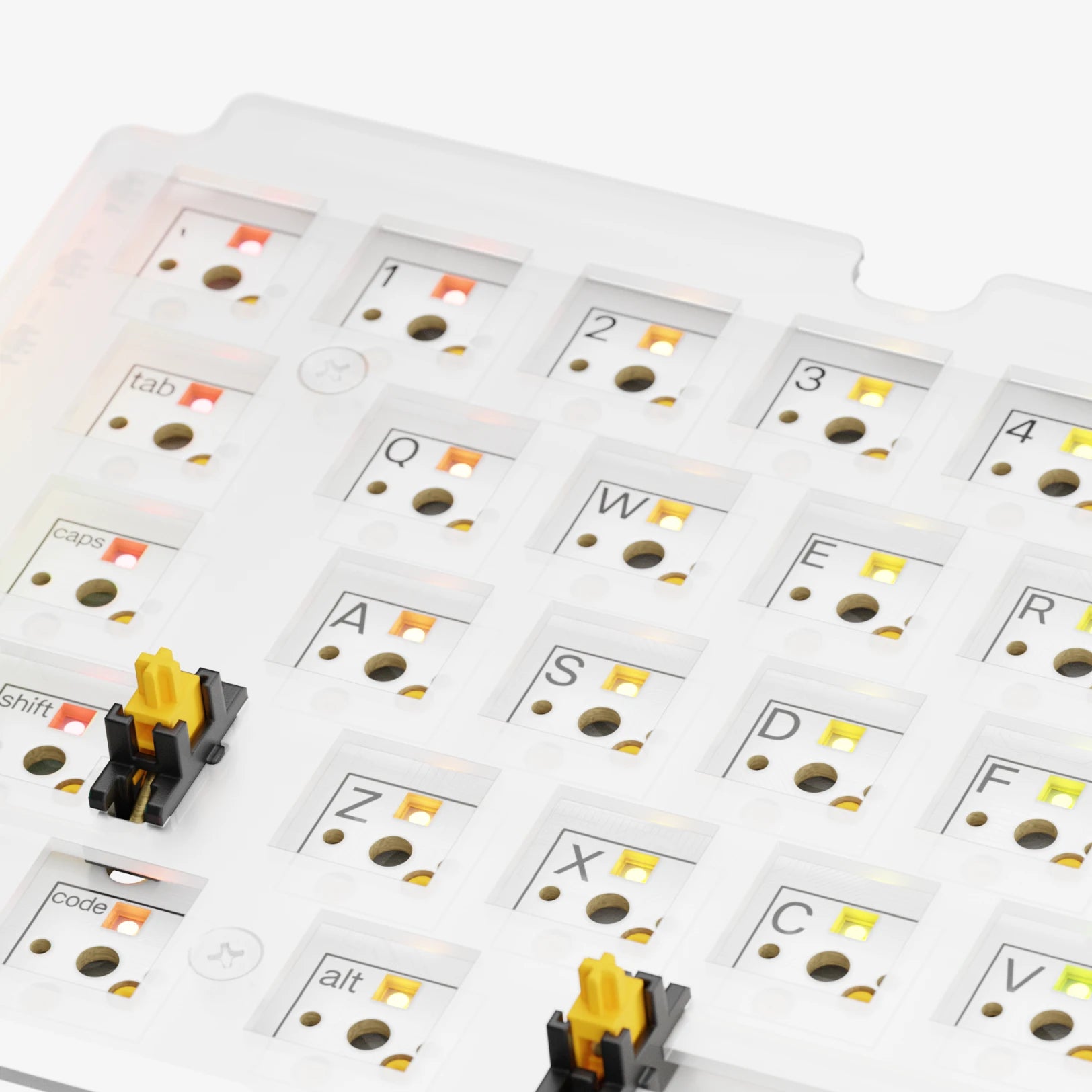 GMMK 3 Mechanical Keyboard Switch Plates - Compatible with GMMK 3 60% 65% 75% Layouts - Aluminum Steel PC Material - Perfect for Gaming Typing & Custom Keyboard Builds