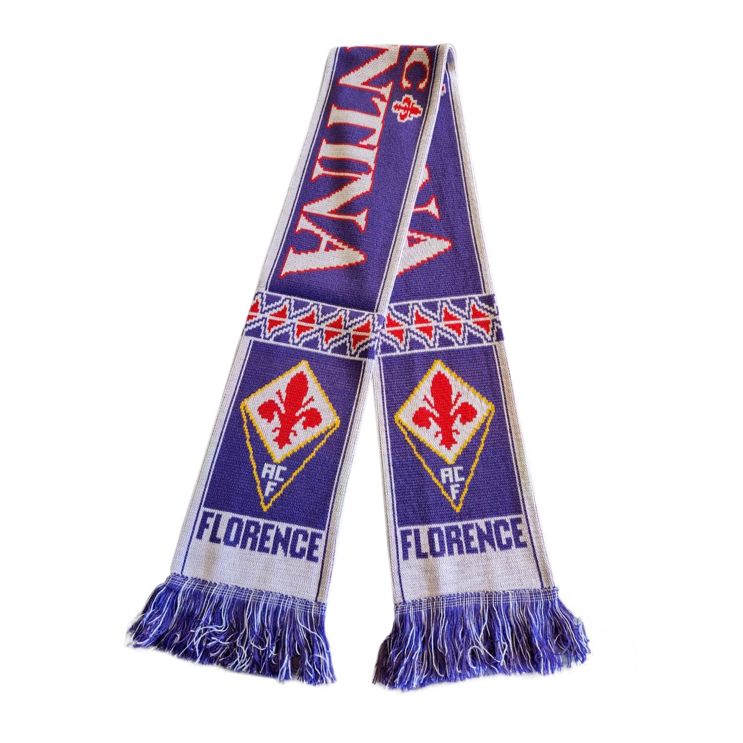 Fiorentina Soccer Scarf - Premium Acrylic Knit Football Fan Scarf for Men & Women - Perfect for Games, Stadium Support & Cold Weather
