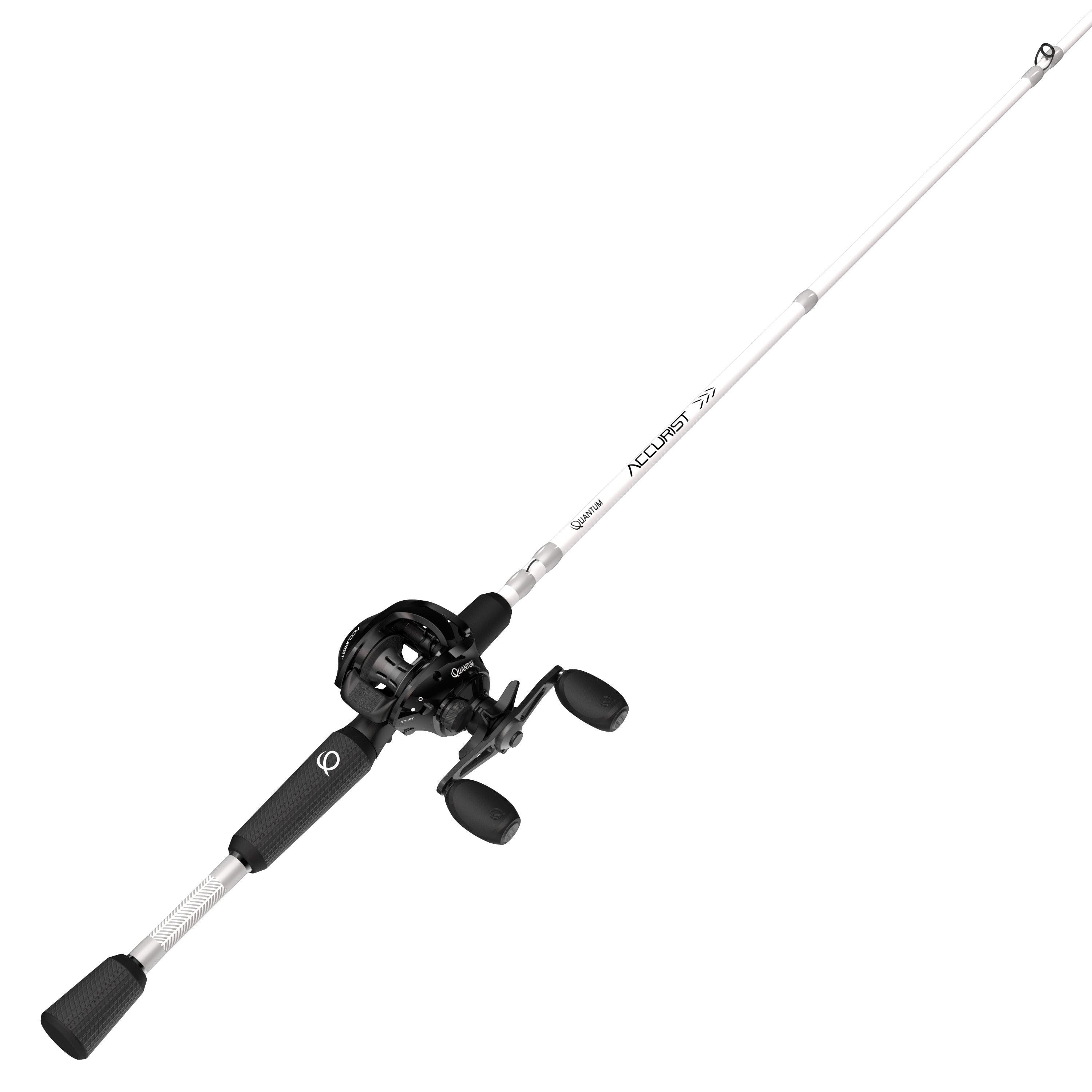 Quantum Accurist Baitcast Fishing Rod and Reel Combos - High Performance Saltwater & Freshwater Fishing Gear for Bass, Walleye, Pike - Perfect for Casting, Trolling & Shore Fishing