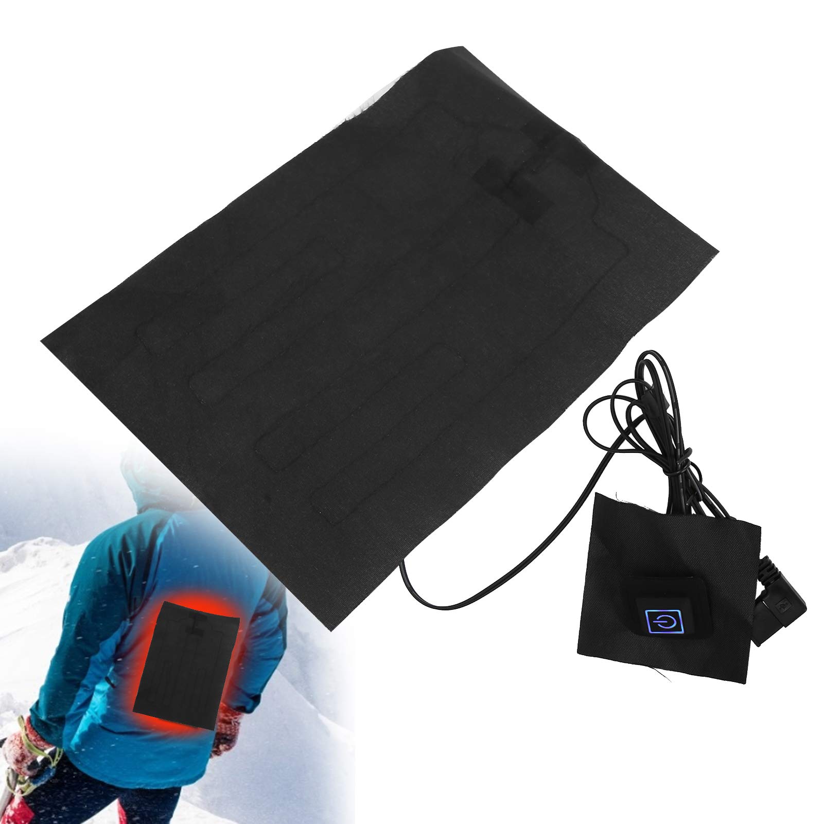 Electric Heating Pads for Winter - USB Powered 3-Temperature Adjustable Vest with Lightweight Waterproof Design | Perfect for Outdoor Activities, Camping, Hiking & Cold Weather Wear