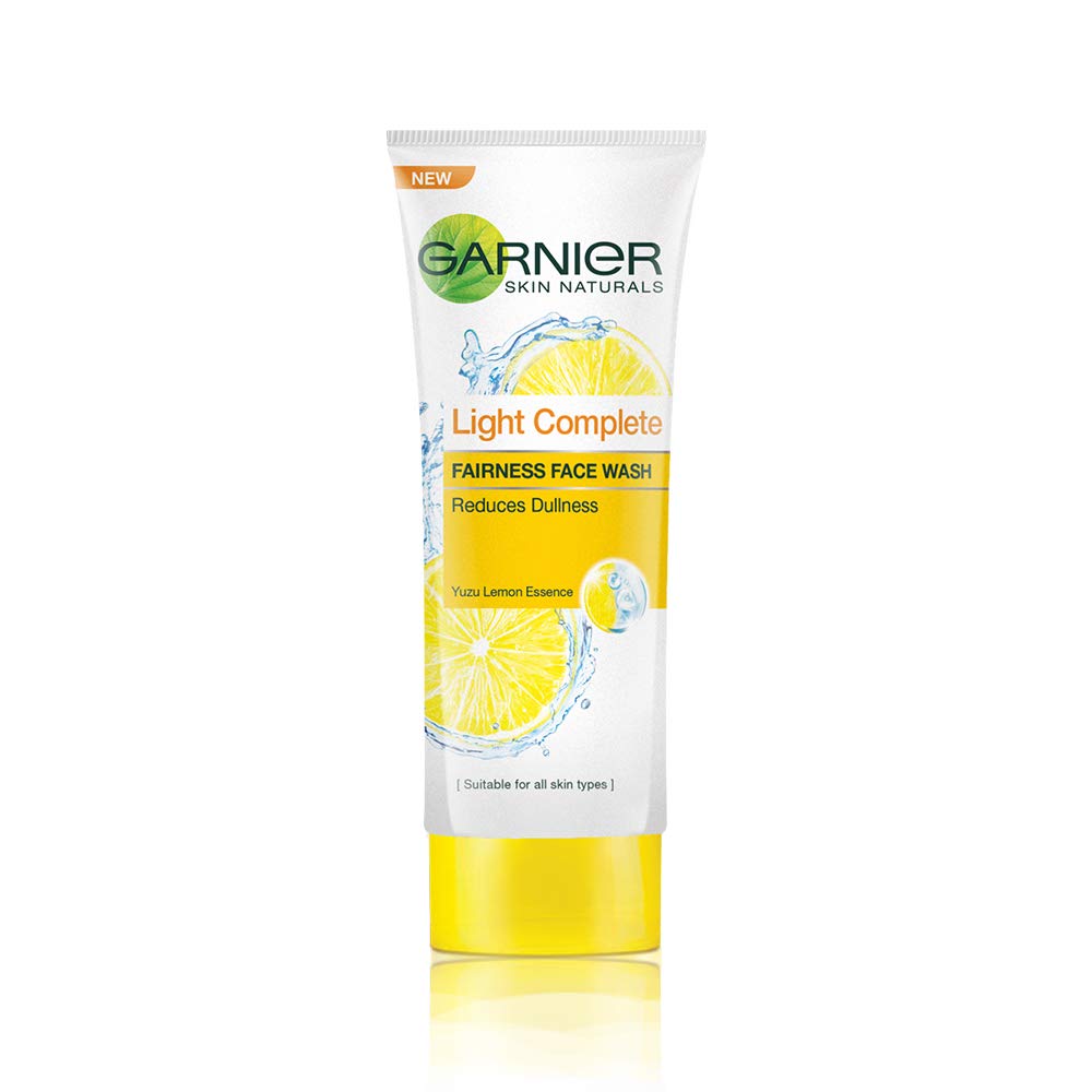 Garnier Skin Naturals White Complete Brightening Face Wash 50g - Daily Whitening & Hydrating Cleanser for Glowing Skin - Perfect for Morning & Night Skincare Routine
