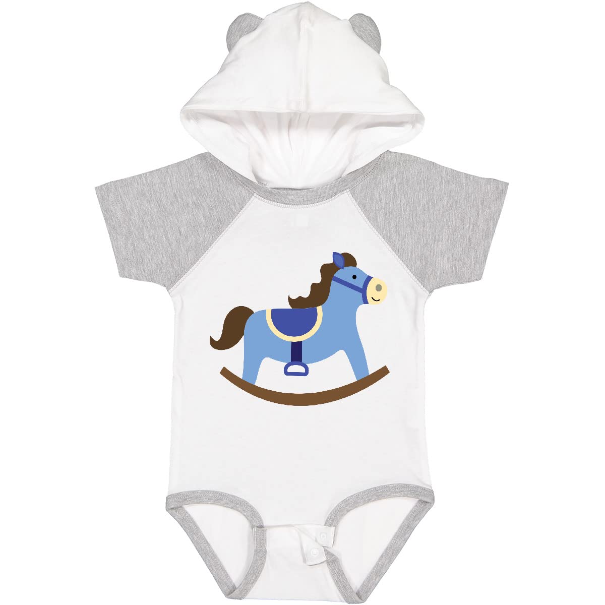 Inktastic Rocking Horse Baby Boy Bodysuit - Soft Cotton Onesie for Newborns & Infants - Perfect for Playtime, Photo Shoots & Everyday Wear
