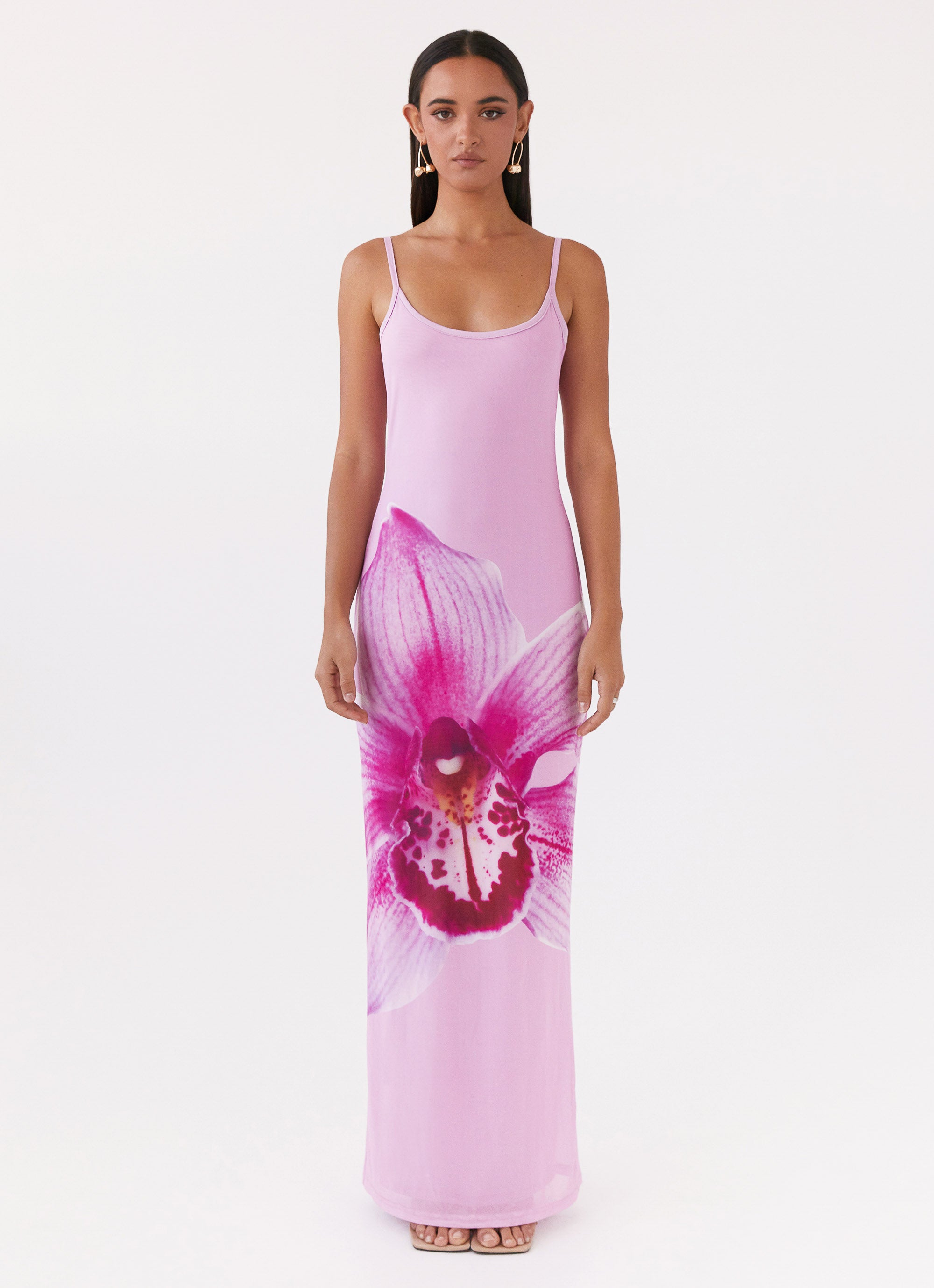 Bad News Mesh Maxi Dress - Pink Magnolia | Flowy Boho Chic Dress for Women | Perfect for Summer Festivals, Beach Vacations & Date Nights
