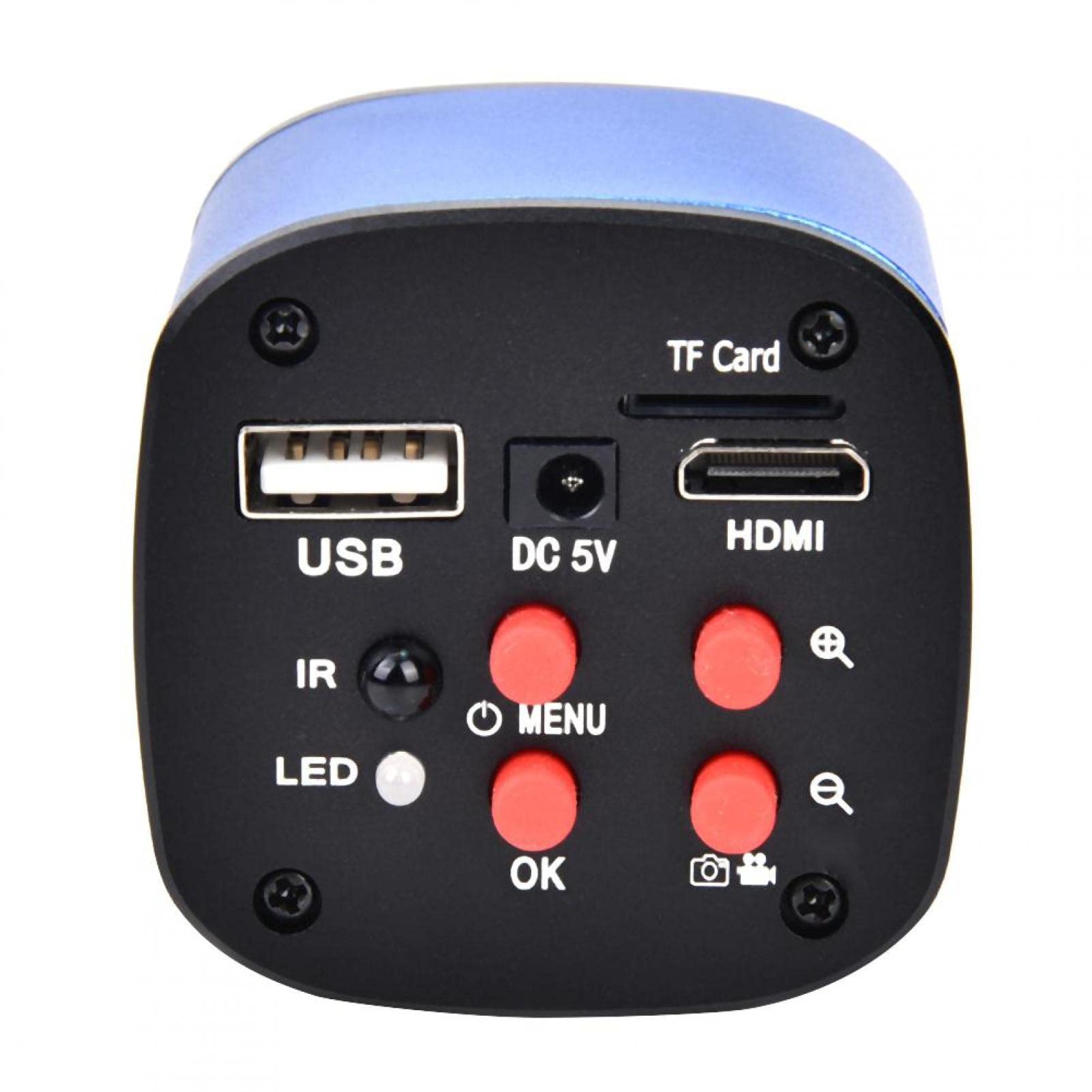 USB Digital Microscope Camera with 0.7-4.5X Zoom Lens - High Magnification Industrial Inspection Tool for PCB Repair, Coin Collecting & Science Education (Compliant with US Standards)