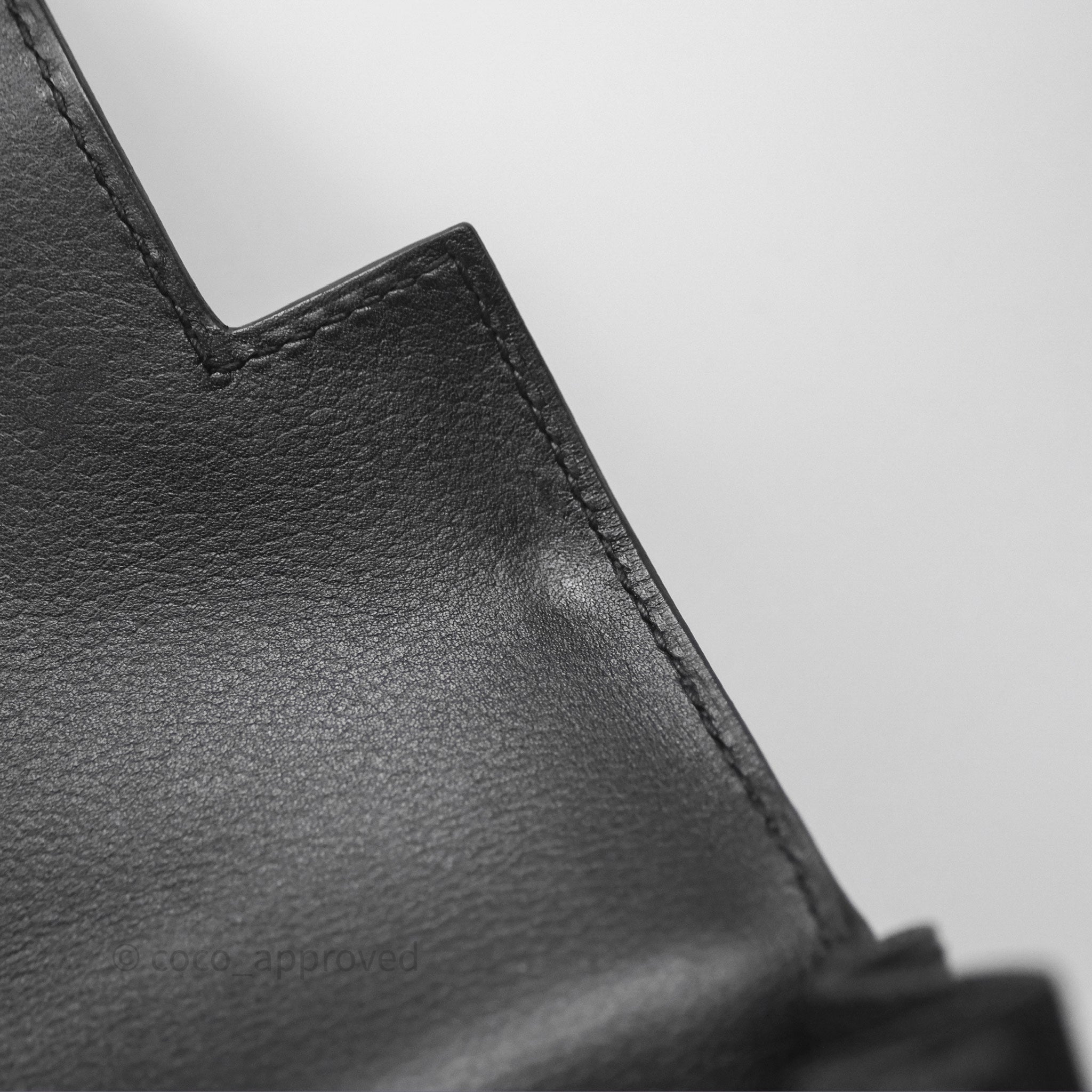 Authentic Hermès Kelly Messenger PM Bag 89 Noir Evergrain with Palladium Hardware - Luxury Crossbody Bag for Women | Perfect for Work, Travel & Everyday Elegance