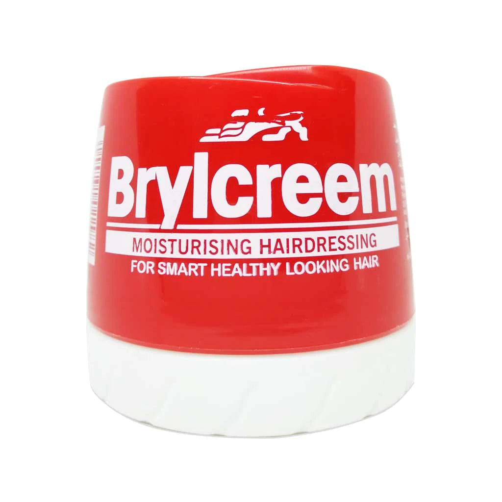Bryl Cream Hair Styling Pomade - H Cream Red (140ml) for Men's Grooming & Classic Hairstyles - Perfect for Slick Back, Side Part & Vintage Looks
