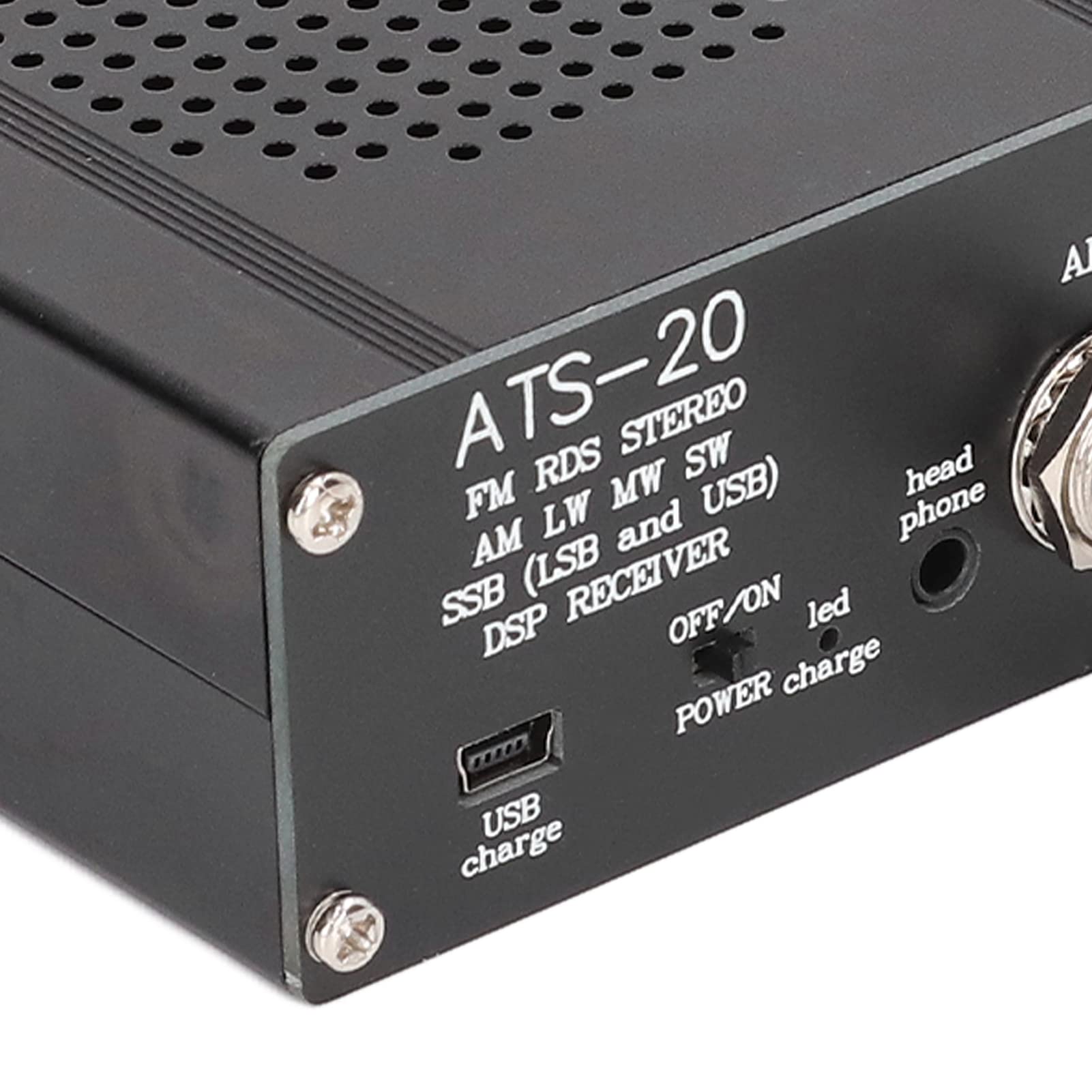 Full Band Radio Receiver - FM/MW/SW/SSB/LSB/USB Scanner with ATS & Antenna, Portable SI4732 for Outdoor Adventures, Emergency Preparedness, and Hobbyist Use
