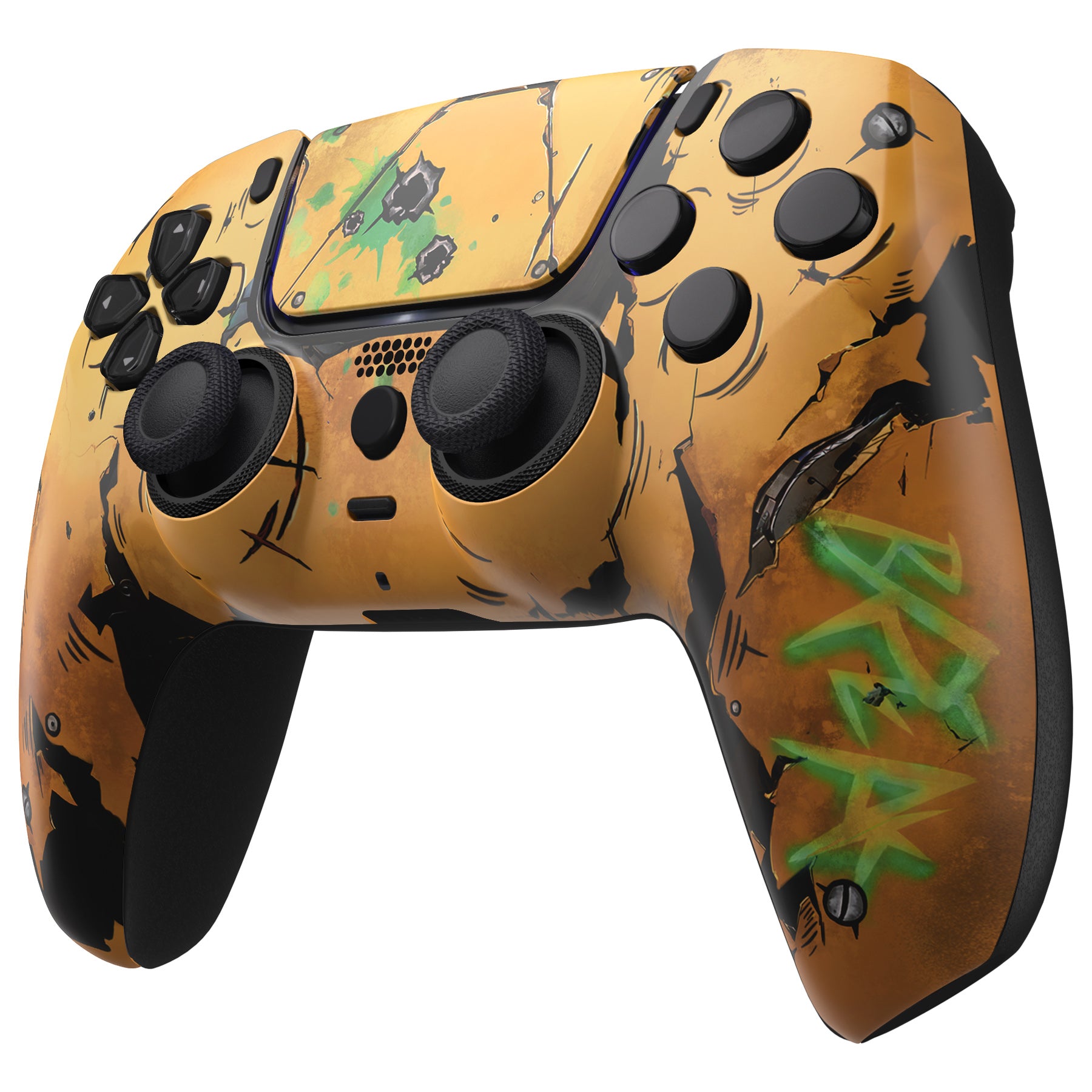 eXtremeRate LUNA Redesigned Front Shell with Touchpad for PS5 Controller BDM 010/020/030/040/050 - Custom Gaming Shell Replacement for Enhanced PS5 Experience - Perfect for Competitive Gaming & DIY Mods