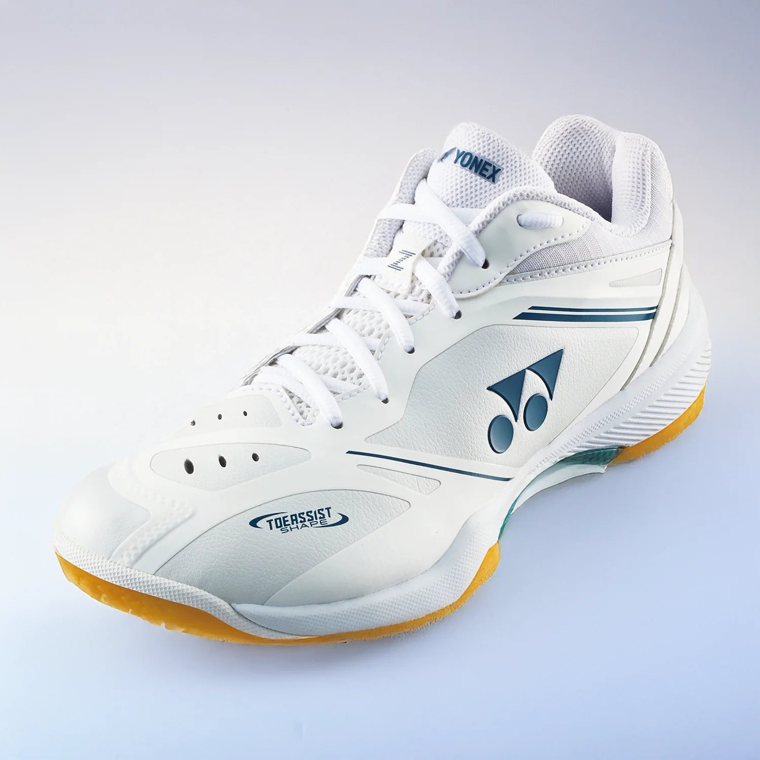 Yonex Power Cushion 65 Z4 Wide Unisex Badminton Shoes 2025 - White | Lightweight Cushioned Court Shoes for Badminton, Tennis & Indoor Sports | Perfect for Competitive Play & Training