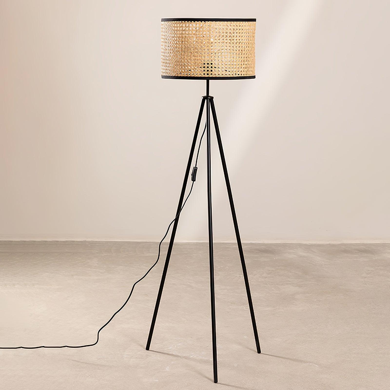 Modern Aubrey Floor Lamp with Adjustable Brightness - Perfect for Living Room, Bedroom, or Office Lighting