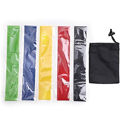 11-Piece Resistance Bands Set for Yoga, Fitness, and Home Workouts - Stretchable Elastic Tubes for Strength Training, Pull Rope Exercises, and Gym Accessories (11 Colorful Bands) - Perfect for Home Gym, Pilates, and Physical Therapy
