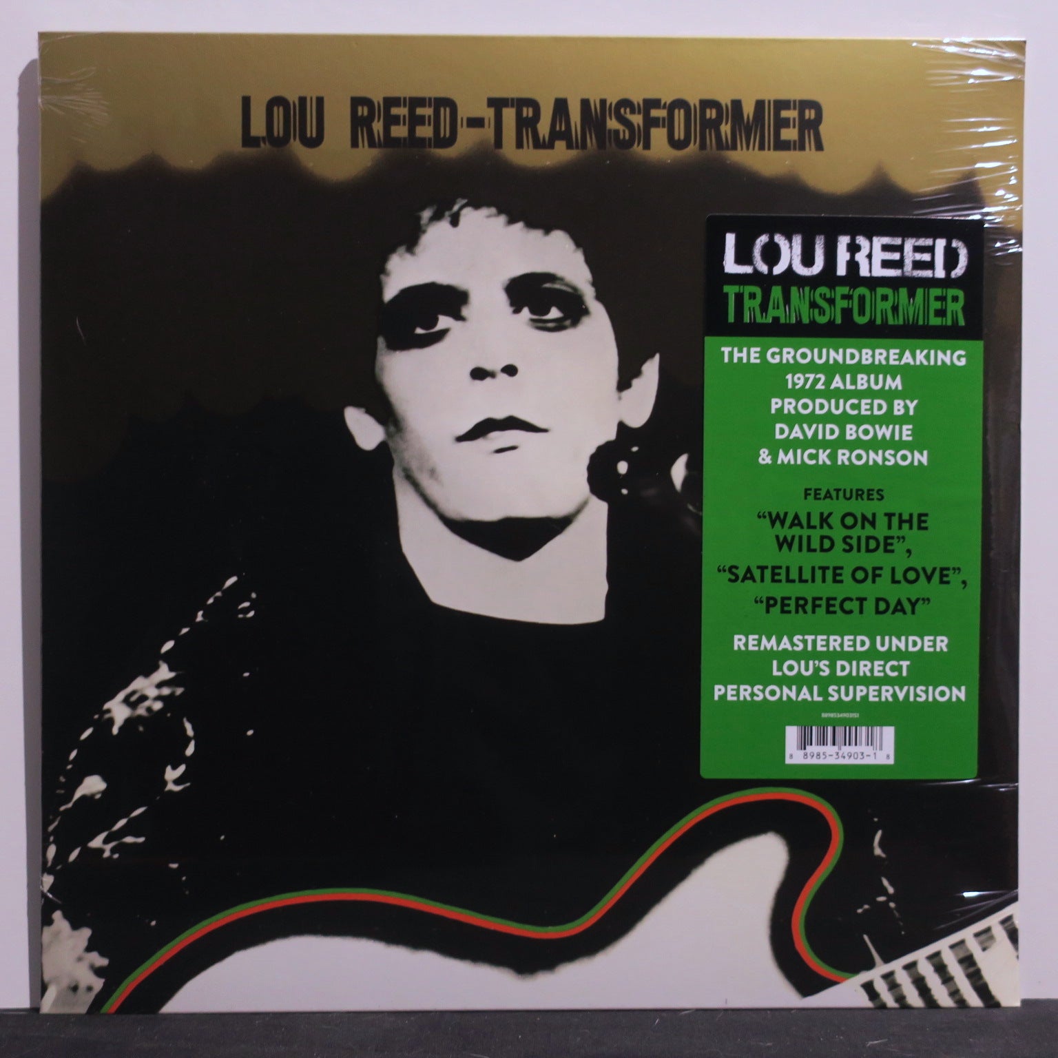LOU REED 'Transformer' Remastered Vinyl LP Record - Classic Rock Music Album for Audiophiles & Collectors, Perfect for Home Listening & Gift Giving